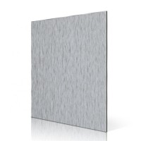 Exterior wall cladding 3mm brushed aluminum composite panel