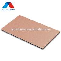 Alumtimes CE Certificate brushed copper aluminum composite panel