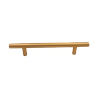 128MM-200MM Aluminium Gold Cabinet Pulls Kitchen Hardware Drawer T Bar Brushed Brass Cupboard Door Handles