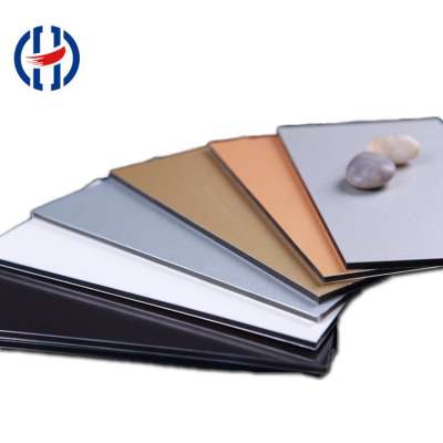 PE /PVDF brushed aluminum composite panel mitsubishi