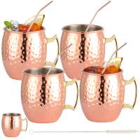 Amazing High Quality New Stainless Steel Product Copper Hammered Moscow Mule Mug Cup For Cocktail